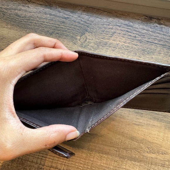 Fossil Men's Bifold Leather Wallet with Flap - Brown - Picture 4 of 6